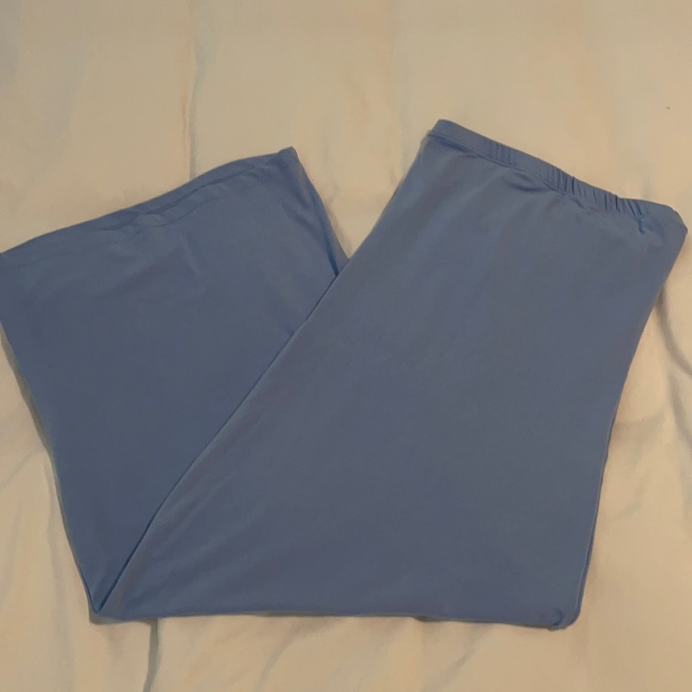 Capella Apparel strapless blue dress. Size M